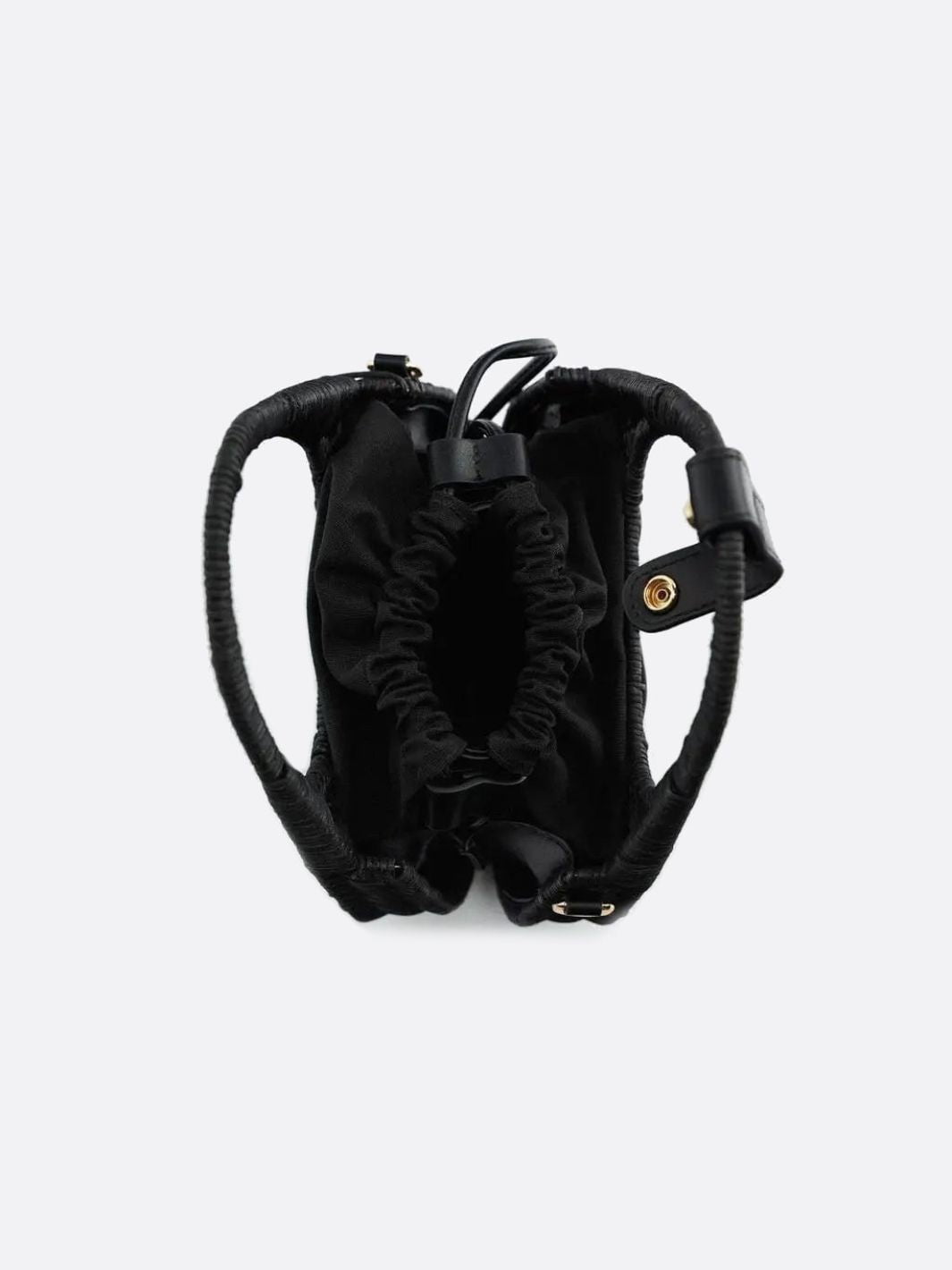 Black rattan bag